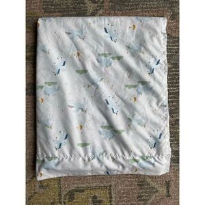 Pillowfort Blues Unicorn Twin Bed Flat Top Sheet